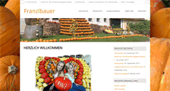 Desktop Screenshot of franzlbauer.at